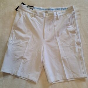 NWT FOOTJOY FJ Size 36 Performance Shorts Stretch White Flat Front Golf Outdoor
